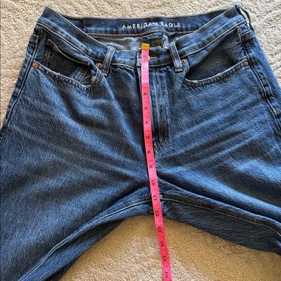 AE Low-Rise Baggy Straight Leg Women Jeans 8 X-short - Picture 10 of 12